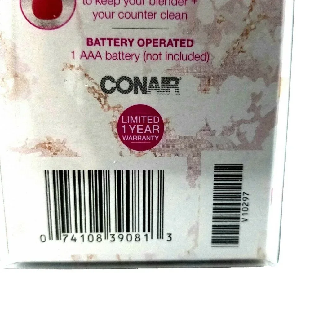 Conair True Glow Glam Vibrating Makeup Blender Sponge Standing Base Pink NEW